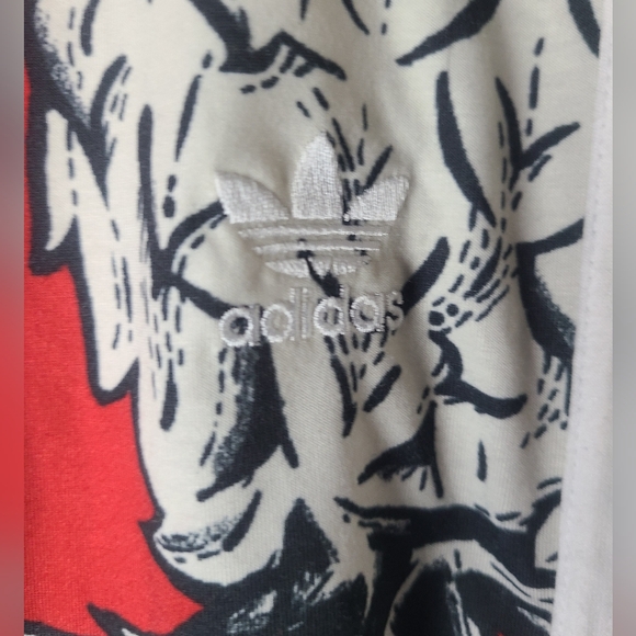 Adidas Originals x Farm Rio Tropical Pineapple Print Leggings ~ Large - Picture 6 of 8